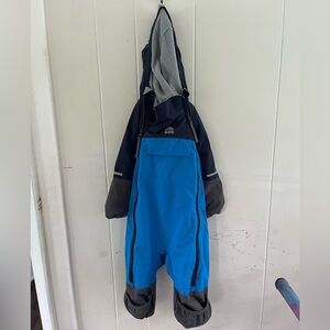 SOLD- Baby Rain Thermal Rain Suit - Blue